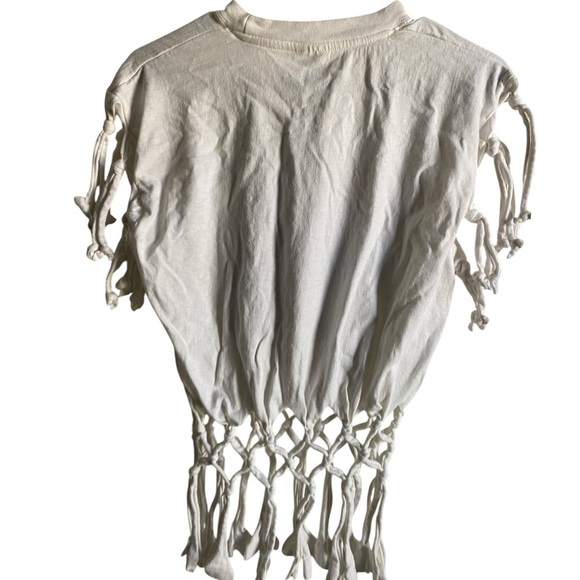 Vintage Venezuela Margarita Fringed Parrot Graphic Grunge Boho Tropical Tee L - Picture 3 of 9